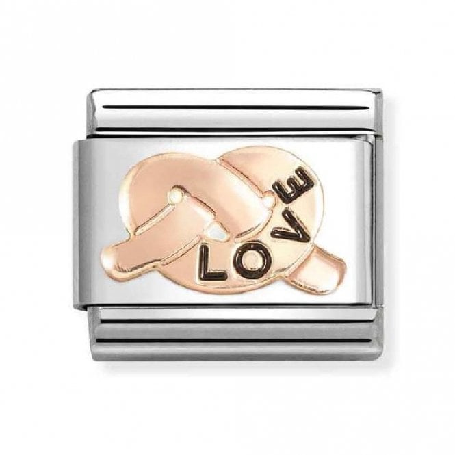 Nomination  Love Knot Rose Gold Charm