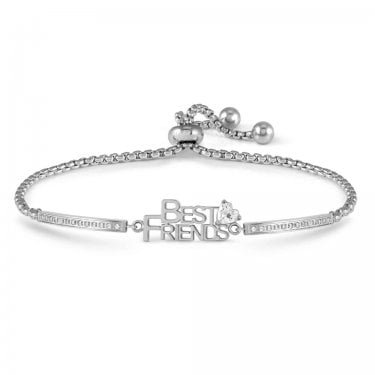 Nomination Milleluci Best Friends with CZ Adjustable Bracelet 7.2 x 0.75cm, 14-19cm