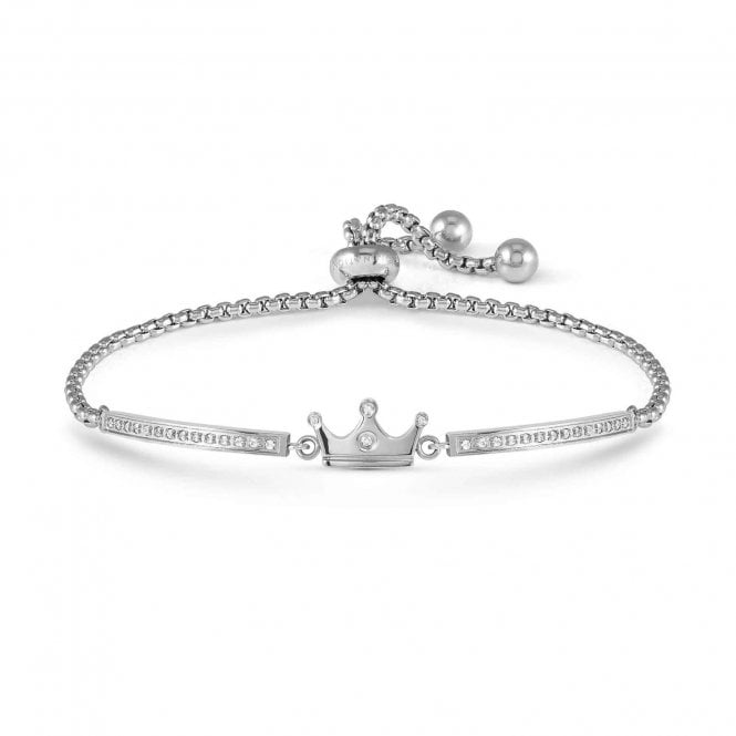 Nomination  Milleluci Crown with CZ Adjustable Bracelet 6.2 x  0.7cm, 14-19cm