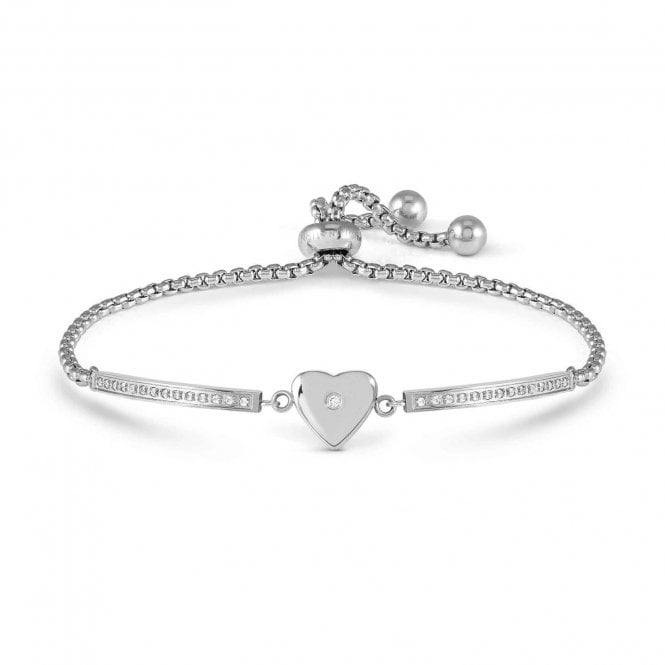 Nomination  Milleluci Heart with CZ Adjustable Bracelet 6.2 x 0.9cm, 14-19cm