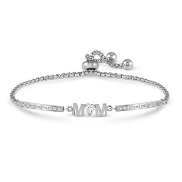 Nomination Milleluci Mum with CZ Adjustable Bracelet 7.2 x 0.49cm, 14-19cm