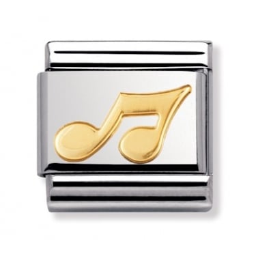 Nomination Musical Note Yellow Gold 