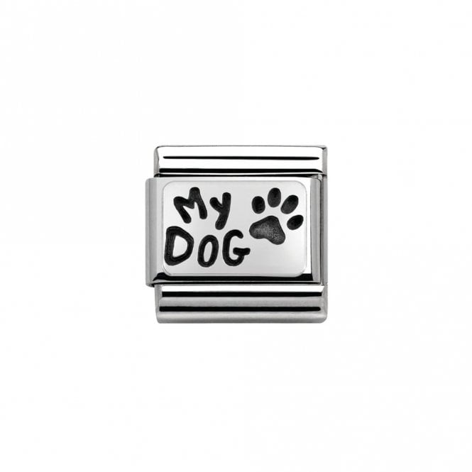 Nomination  My Dog Silver Shine Charm