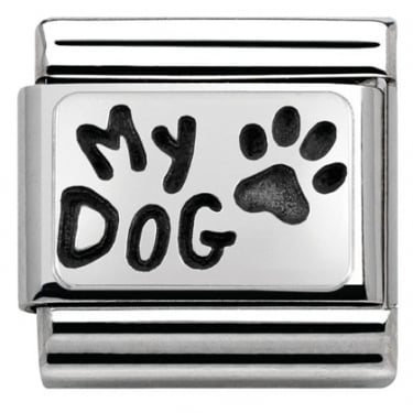 Nomination My Dog Silver Shine Charm