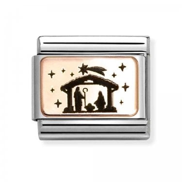 Nomination Nativity Rose Gold Charm