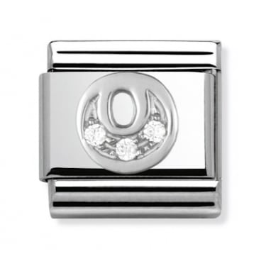 Nomination O Initial Silver Shine