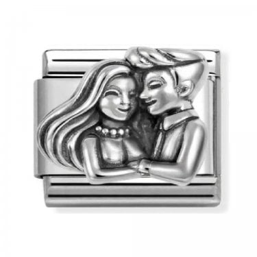 Nomination Oxidized Couple Silver Shine Charm
