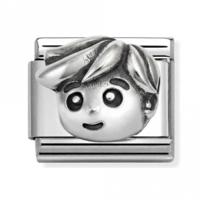 Nomination  Oxidized Dad Silver Shine Charm