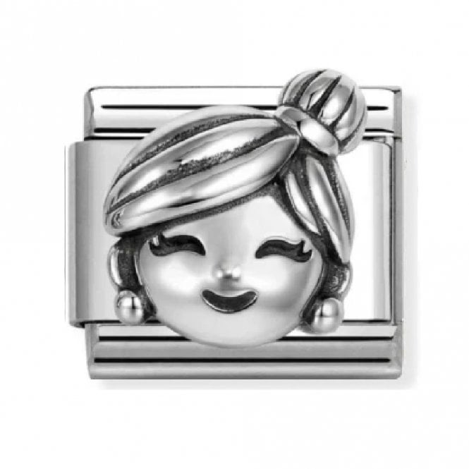 Nomination  Oxidized Grandma Silver Shine Charm