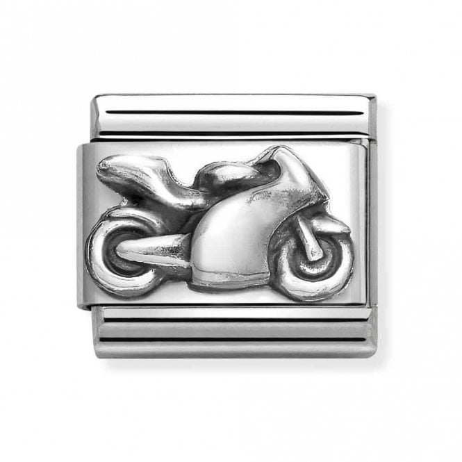Nomination  Oxidized Motorbike Silver Shine Charm