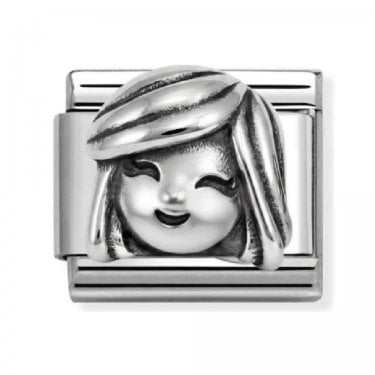 Nomination Oxidized Mum Silver Shine Charm