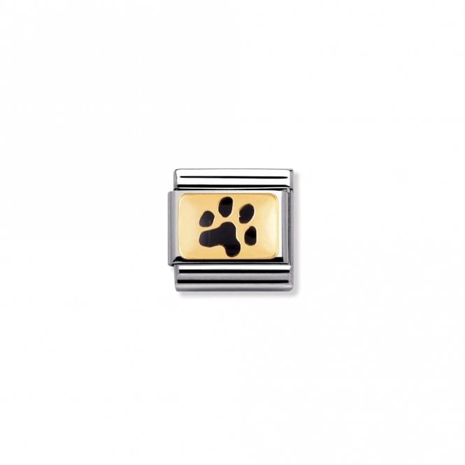 Nomination  Paw Print Yellow Gold 