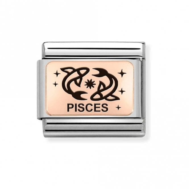 Nomination  Pisces Rose Gold Charm