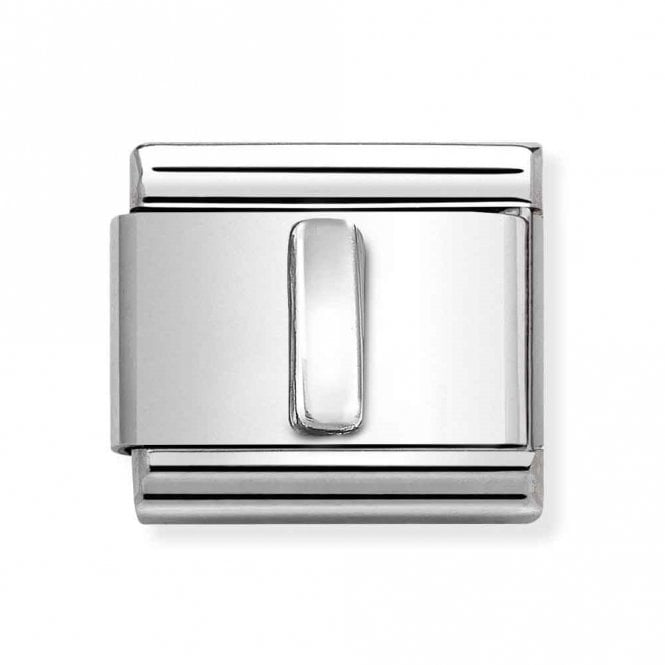 Nomination  Plain I Initial Silver Shine Charm