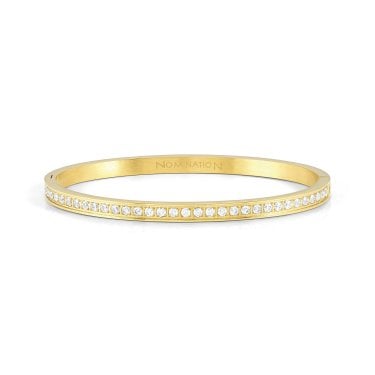 Nomination Pretty Bangles CZ Gold Tone Bangle 6 x 5.20cm