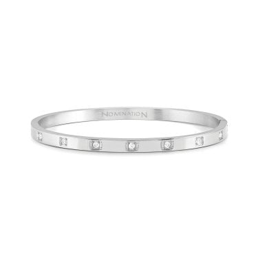 Nomination Pretty Bangles Square CZ Bangle 6 x 5.20cm