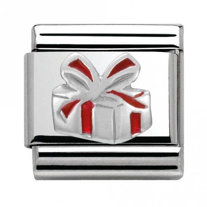 Nomination  Red Gift Box Silver Shine