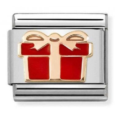 Nomination Red Gift Rose Gold Charm