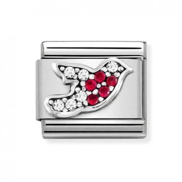 Nomination Robin Silver Charm