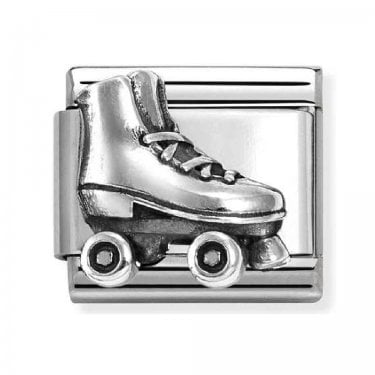 Nomination Roller Skate Silver Shine Charm