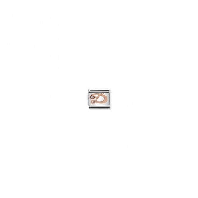 Nomination  Rose Gold D Initial