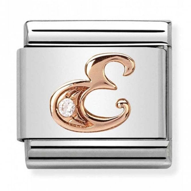 Nomination  Rose Gold E Initial