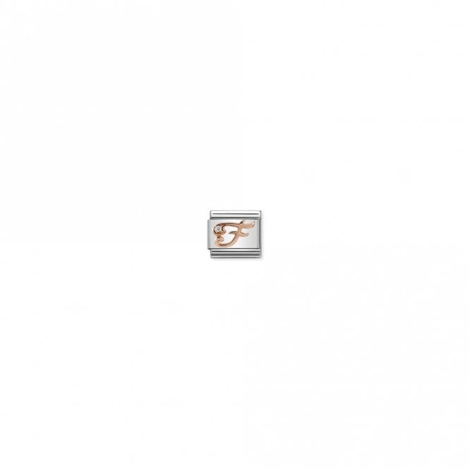 Nomination  Rose Gold F Initial
