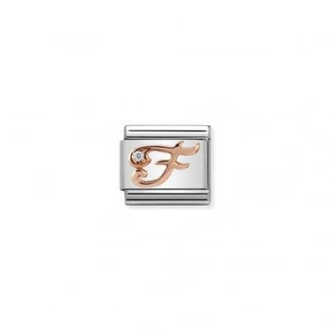 Nomination Rose Gold F Initial