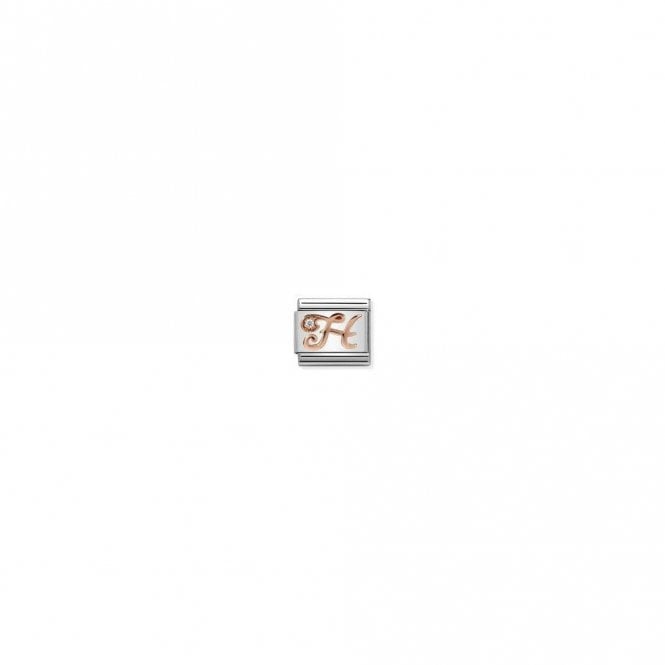 Nomination  Rose Gold H Initial