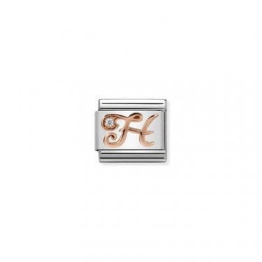 Nomination Rose Gold H Initial