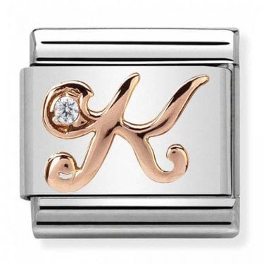 Nomination Rose Gold K Initial