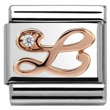 Nomination Rose Gold L Initial