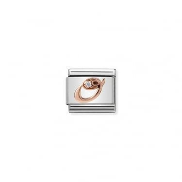 Nomination Rose Gold O Initial