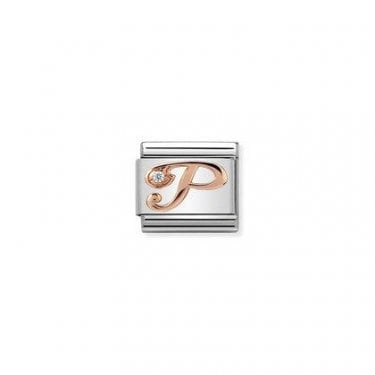 Nomination Rose Gold P Initial