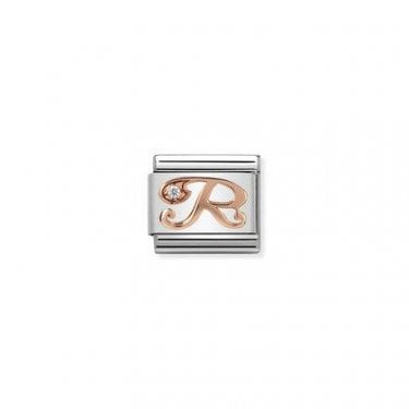 Nomination Rose Gold R Initial