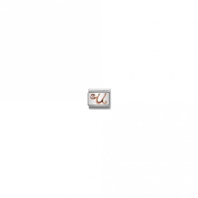 Nomination  Rose Gold U Initial