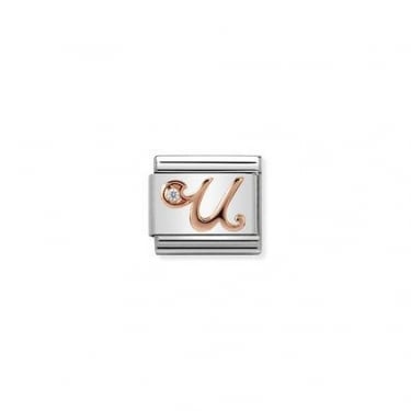 Nomination Rose Gold U Initial
