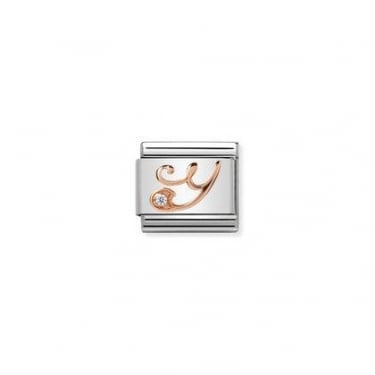 Nomination Rose Gold Y Initial