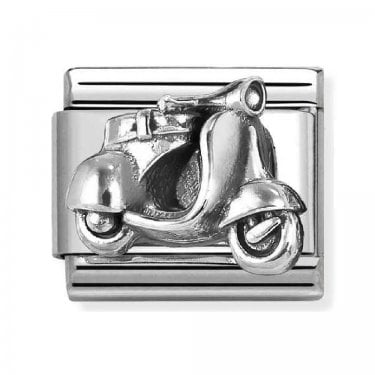 Nomination Scooter Silver Shine Charm
