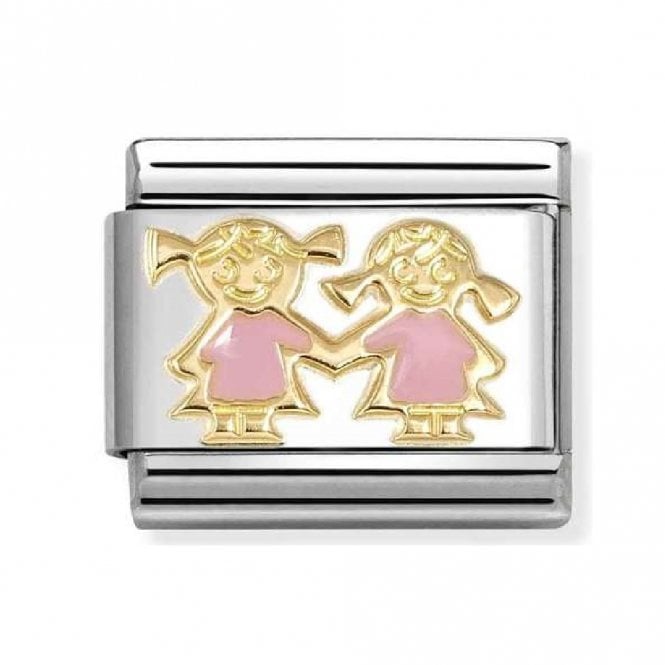Nomination  Sisters Yellow Gold Charm