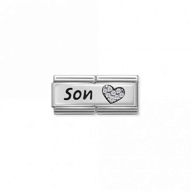 Nomination  Son CZ Double Silver Shine