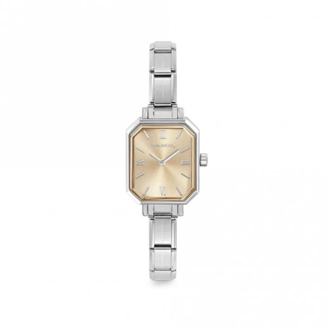 Nomination  Time Paris Sunray Gold Dial Stainless Steel Watch