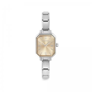 Nomination Time Paris Sunray Gold Dial Stainless Steel Watch
