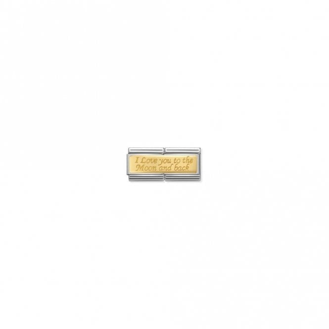 Nomination  To the Moon and Back Double Link Yellow Gold