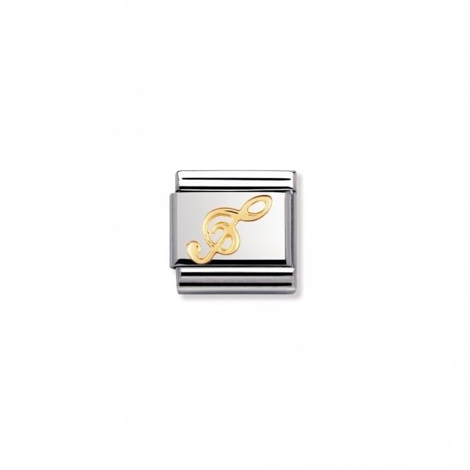 Nomination  Treble Clef Yellow Gold 
