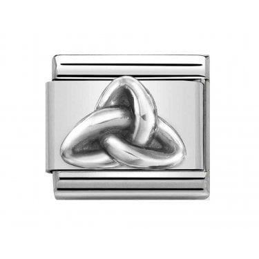 Nomination Trinity Knot Silver Shine Charm 