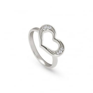 Nomination Unica Sterling Silver Heart Ring