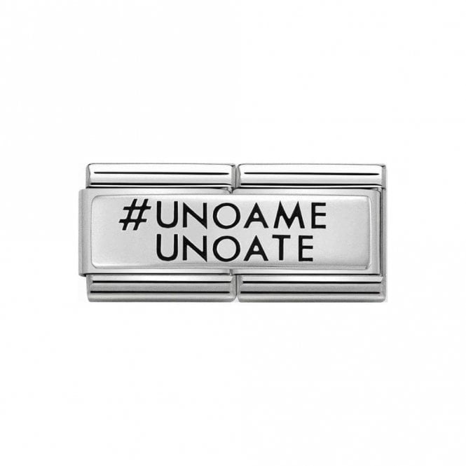 Nomination  #Unoame Unoate Double Link Silvershine