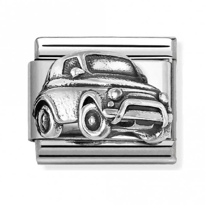 Nomination  Vintage Car Silver Shine Charm