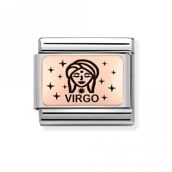 Nomination  Virgo Rose Gold Charm